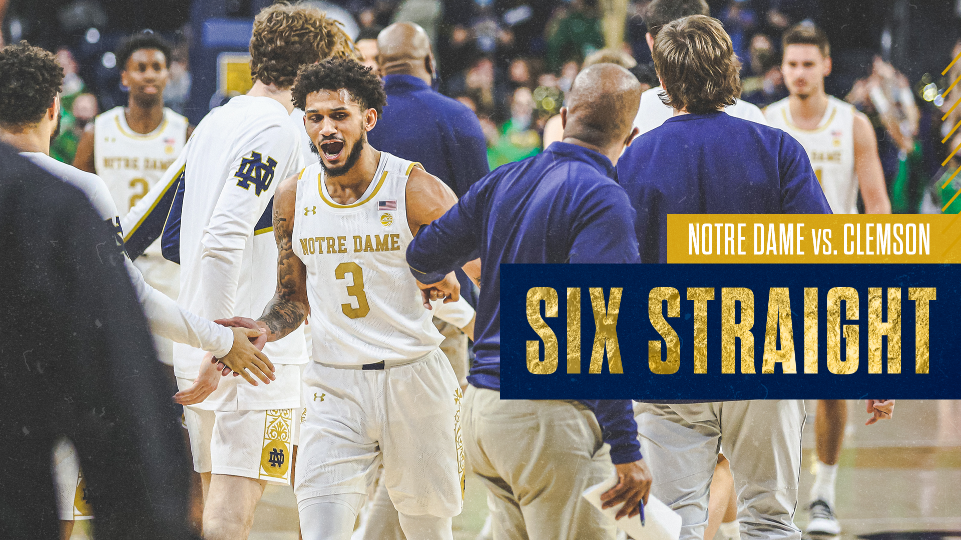 Irish Tame Tigers From Start to Finish For Sixth Straight Win Irish Tame Tigers From Start to Finish For Sixth Straight Win