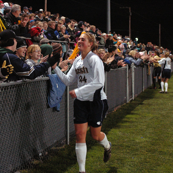 Notre Dame Women's Soccer vs. Penn State (NCAA quarterfinals; Nov. 24, 2006)