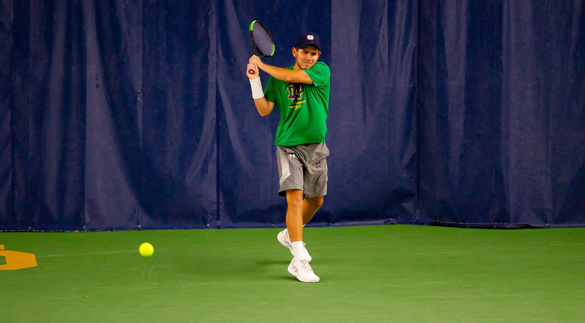#17 Irish Earn Spot In ITA Indoor Nationals With 4-2 Win Cabrera Practice