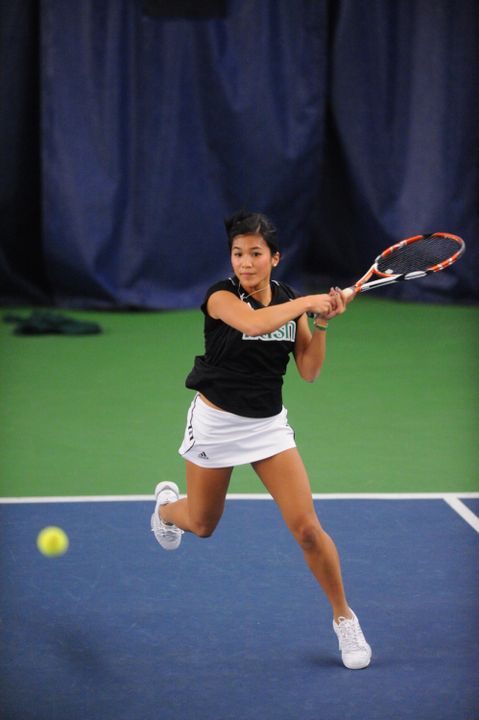Kristen Rafael clinched the win over Marquette with her 6-1, 6-3 win over Gillian Hush at No. 4