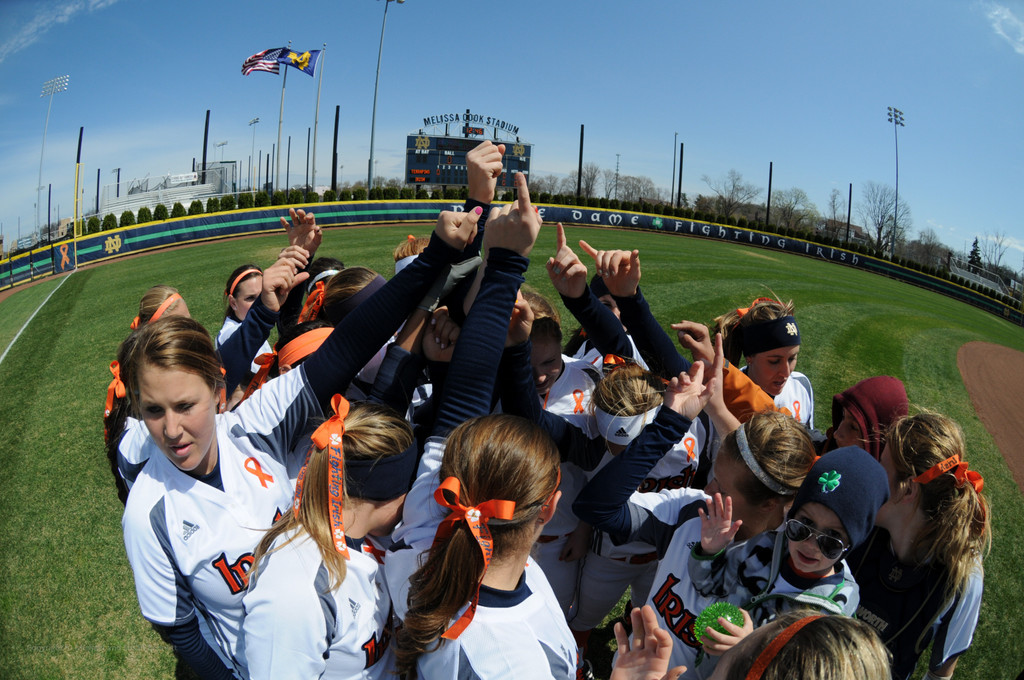 2014 Notre Dame Strikeout Cancer Doubleheader