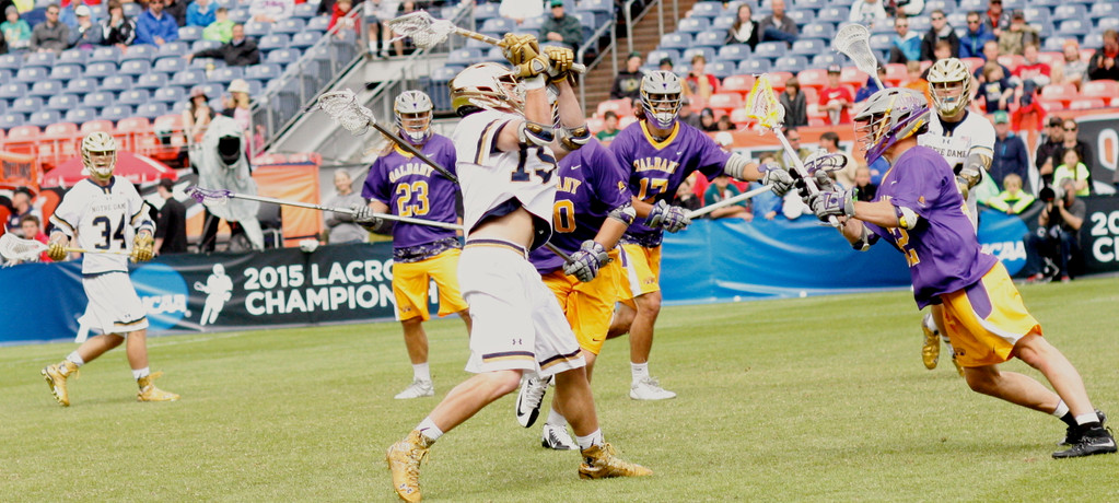 Notre Dame NCAA lacrosse vs. Albany (photos by Pete LaFleur)