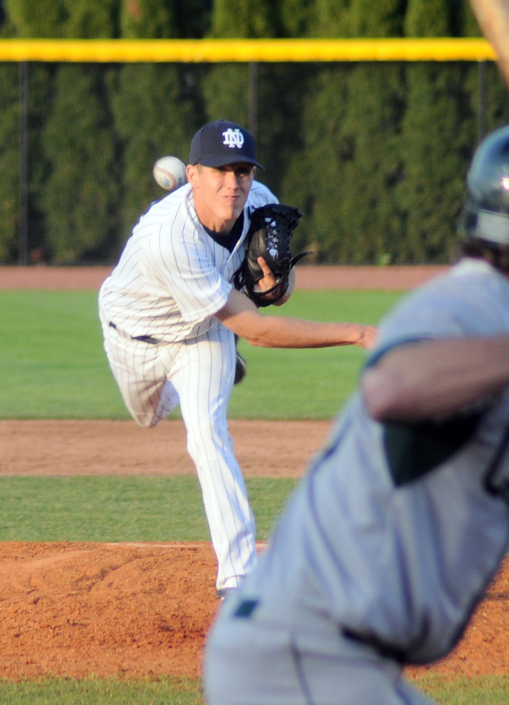 Irish Baseball Rallies Past Pittsburgh, 8-6, To Salvage Final Game of Series Junior RHP Will Hudgins picks up the victory with 1.1 scoreless innings of relief.