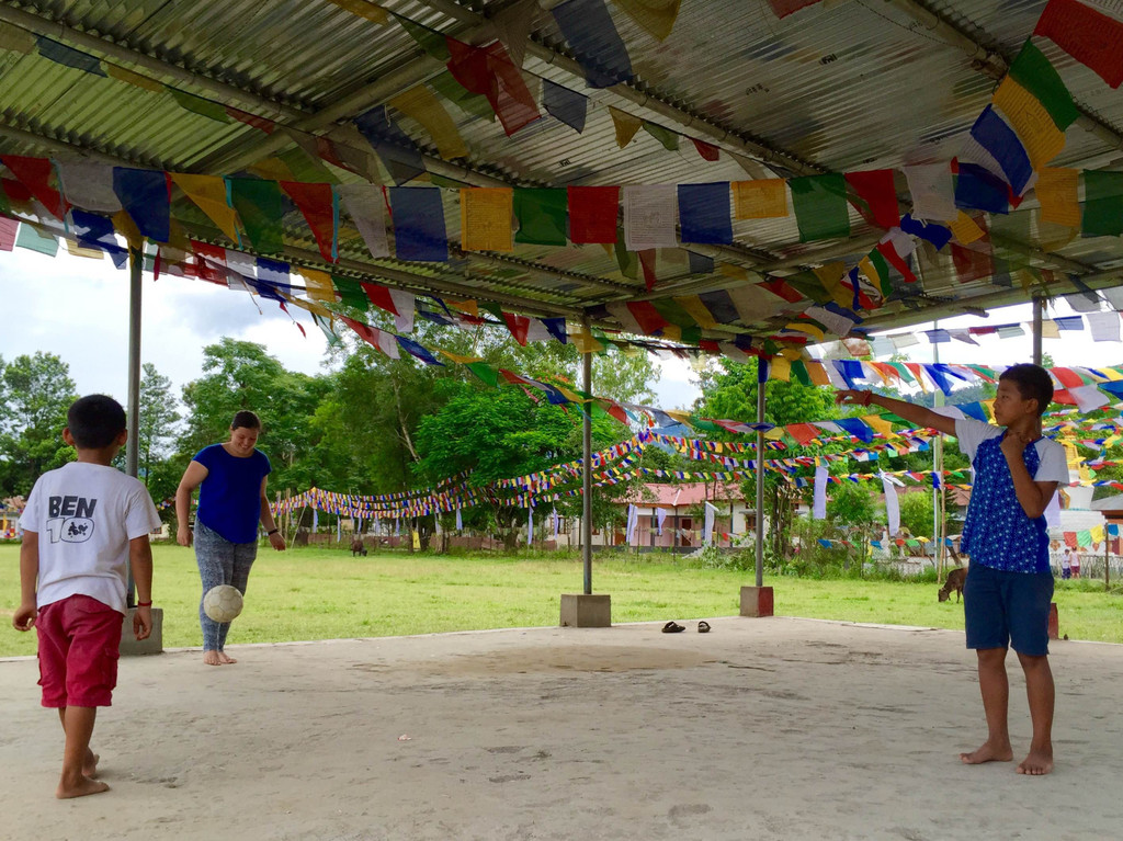 Kiley Adams in India