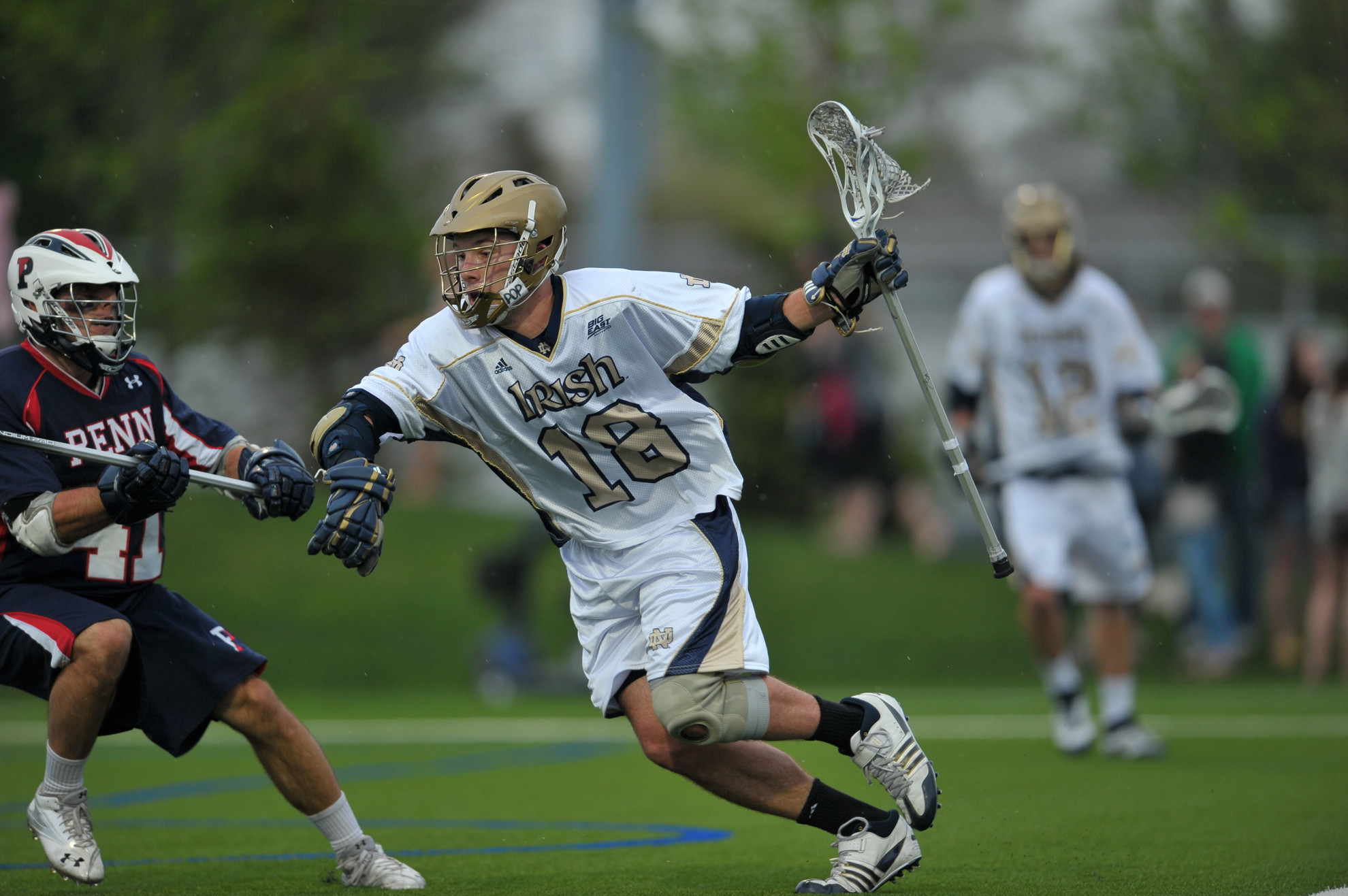 Overtime Goal From Sean Rogers Lifts #7 Irish Past #19 Hofstra, 6-5 Senior attackman Sean Rogers notched three goals, including the game winner in overtime.