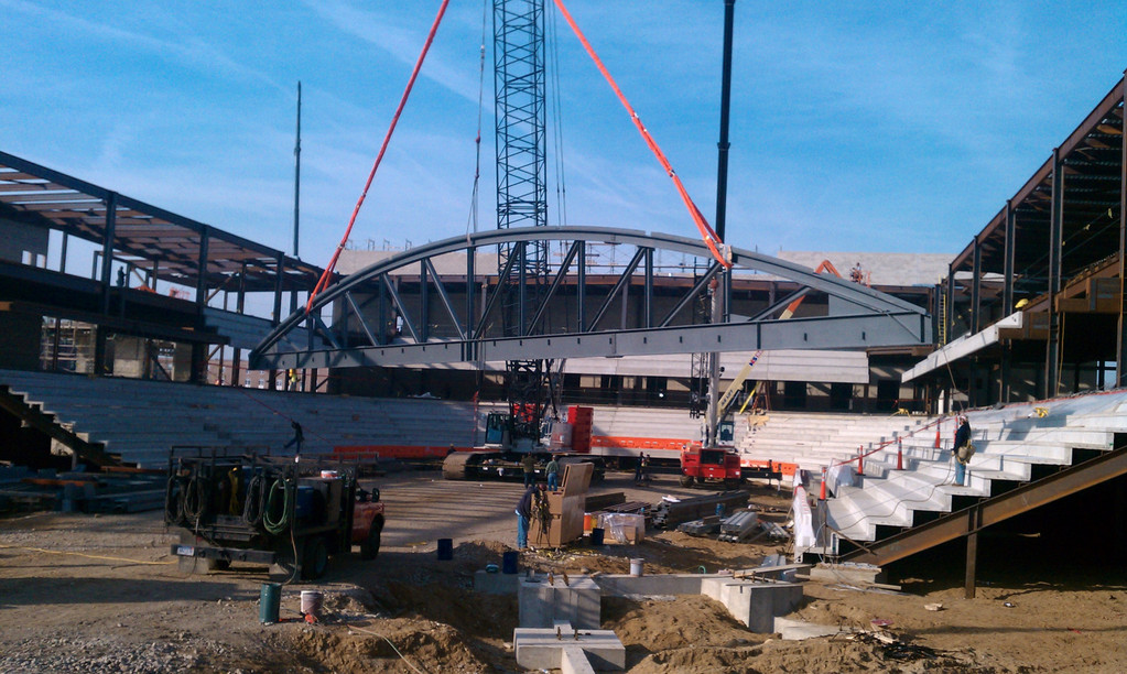 Construction Update on Compton Family Ice Arena - November 10, 2010
