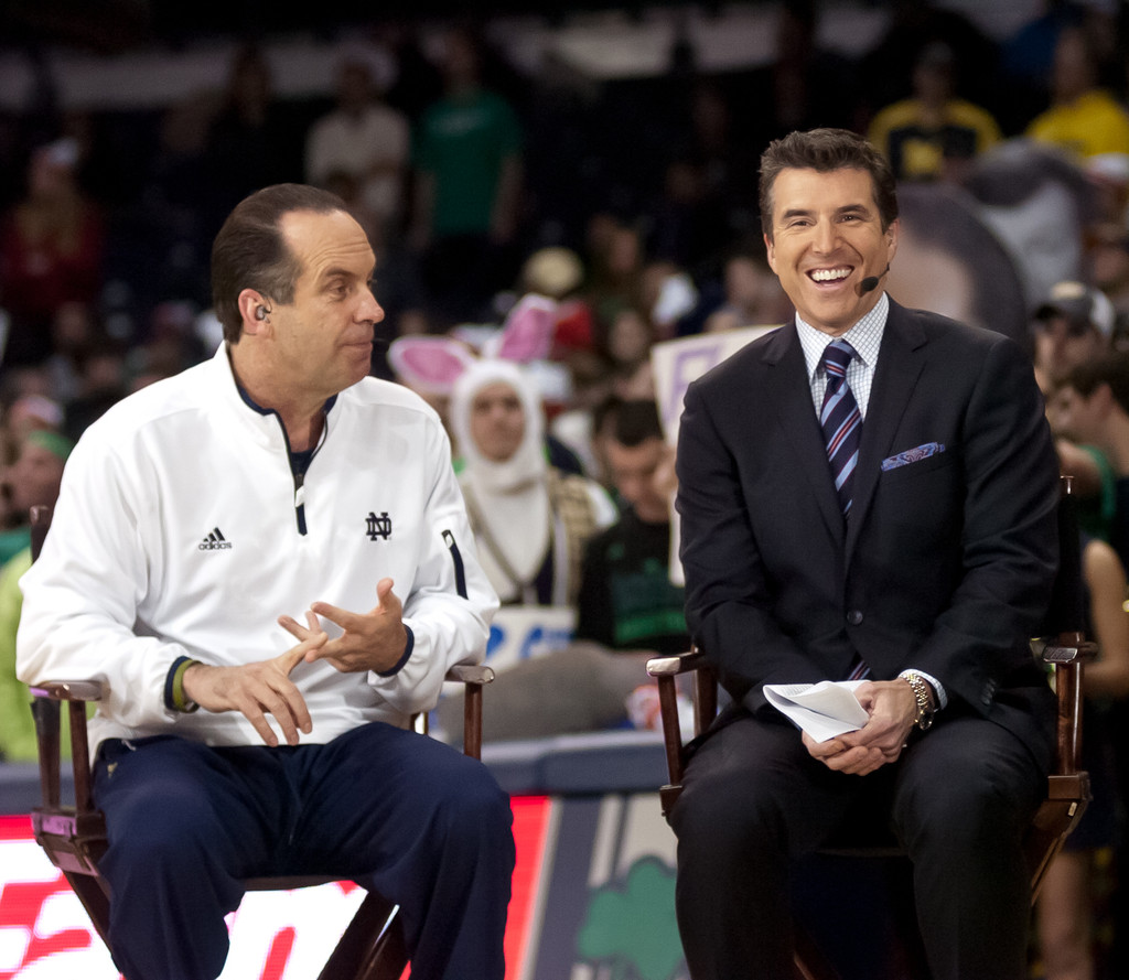 ESPN College GameDay visits Notre Dame Men's Basketball vs Louisville on 02-09-2013