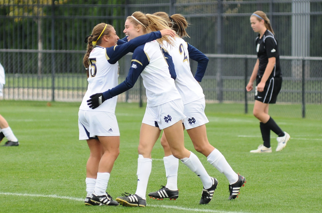 Notre Dame Women's Soccer vs Oakland on 09-23-2012