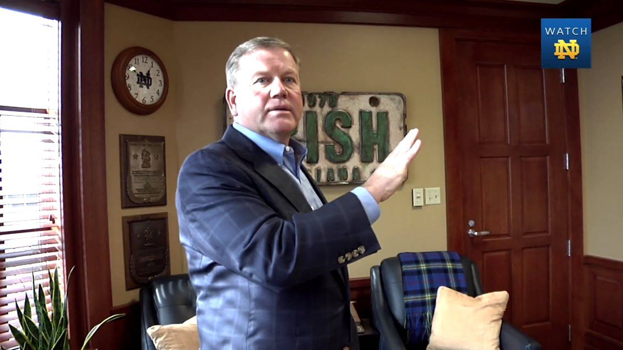 If His Office Walls Could Talk... Brian Kelly