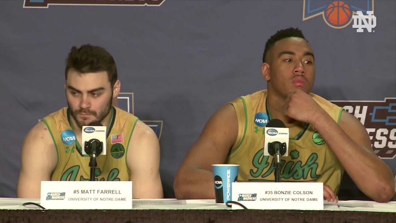 Notre Dame Men's Basketball Player Post-Game Press Conference - Princeton