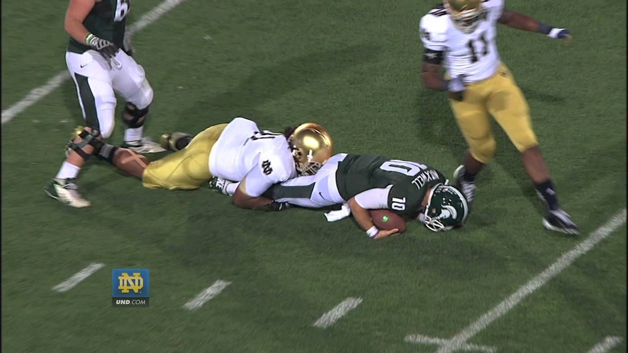 Michigan State Highlights - Notre Dame Football