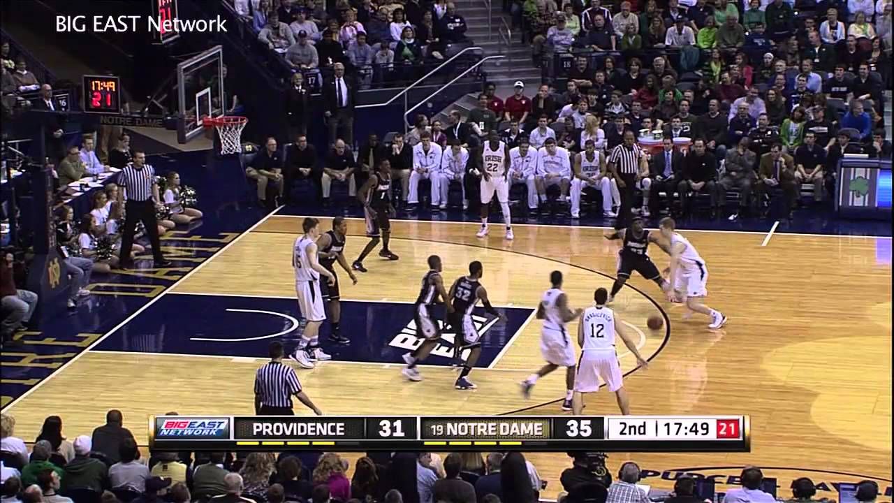 Notre Dame Men's Basketball - Providence Highlights - March 2, 2012