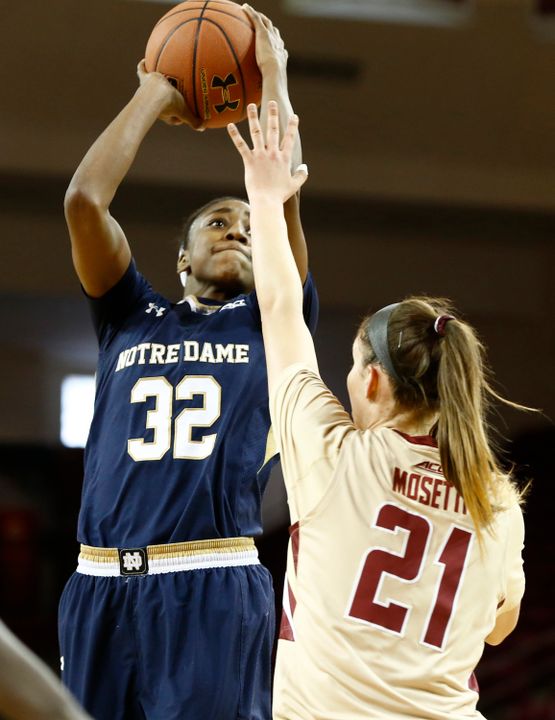 Jewell Loyd scored a game-high 31 points (23 in the second half) as Notre Dame defeated Georgia Tech, 71-61 on Thursday night in Atlanta.
