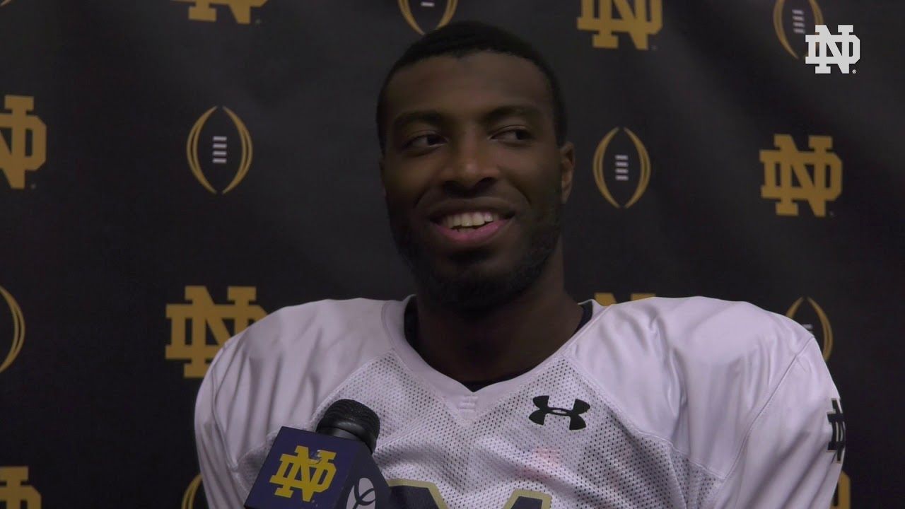 @NDFootball | Miles Boykin Post-Practice Interview - CFP (2018)