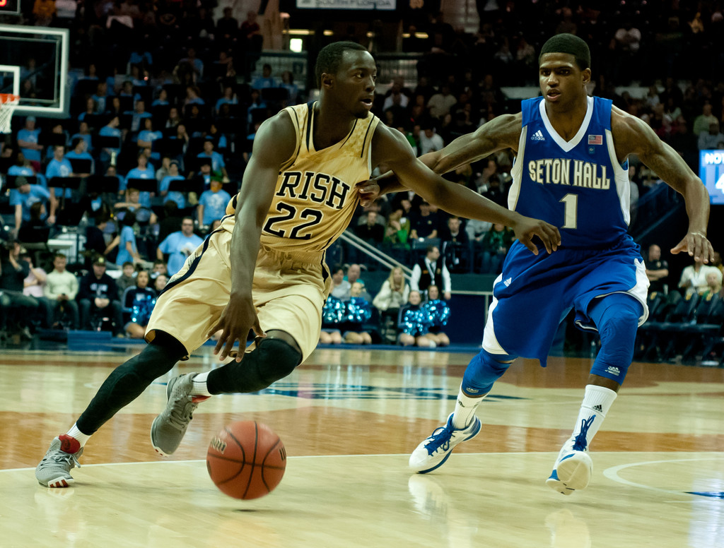 Notre Dame Men's Basketball vs Seton Hall 01-05-2013
