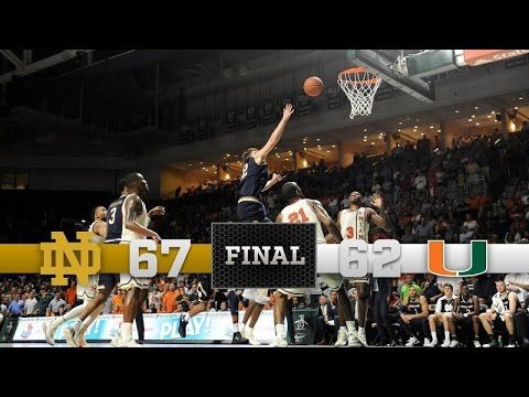Top Moments - Notre Dame Men's Basketball vs. Miami