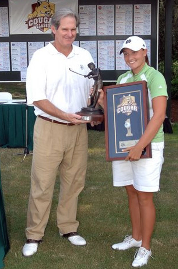 Irish To Open Season At The Cougar Classic In 2007, Lisa Maunu won the Cougar Classic with a school-record 54-hole total of 210 (-6). She also established a program record with a six-under par 66 during the first round.
