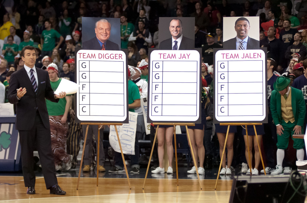 ESPN College GameDay visits Notre Dame Men's Basketball vs Louisville on 02-09-2013
