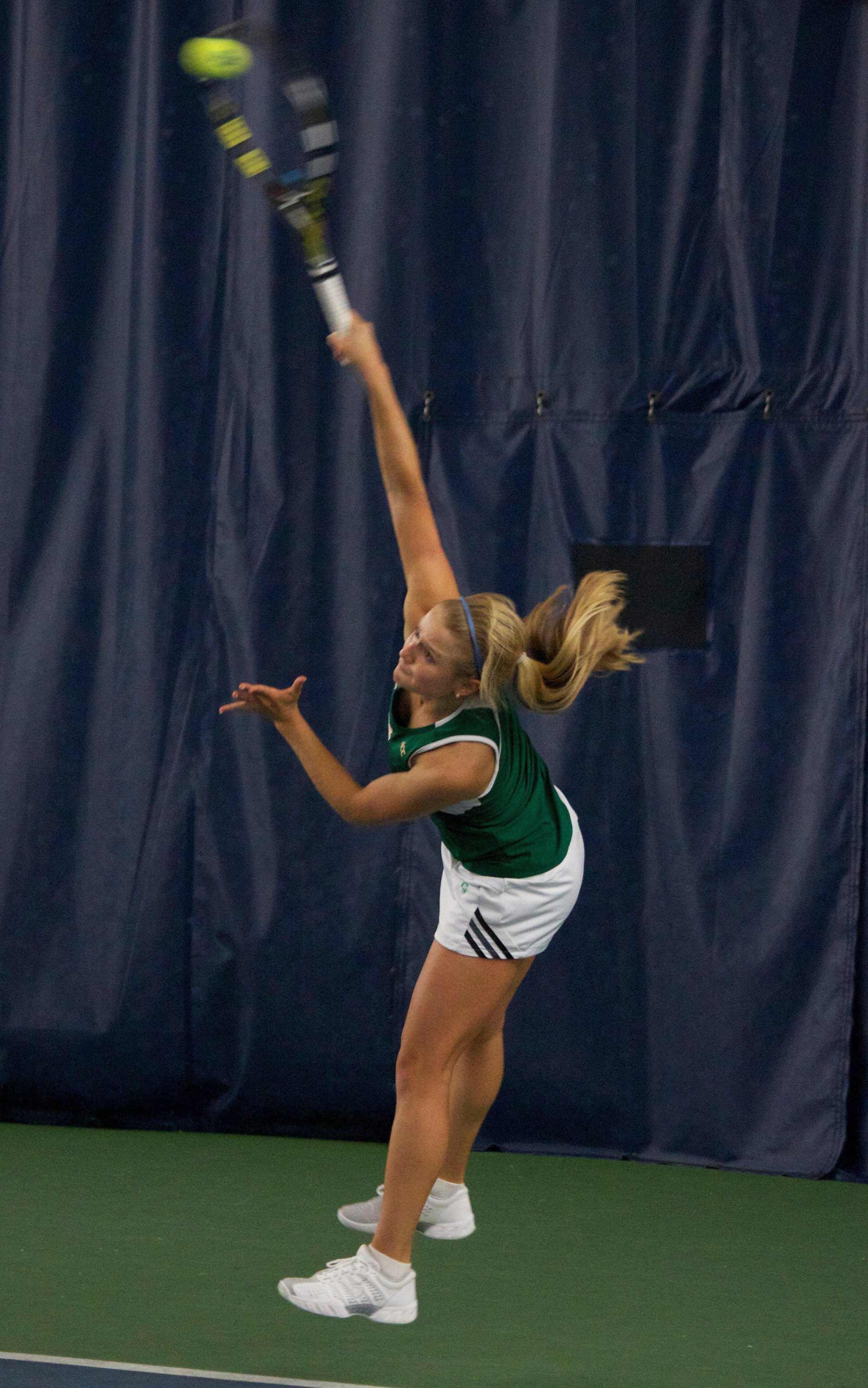 No. 22 Notre Dame Drops Match To No. 17 Miami Freshman Monica Robinson