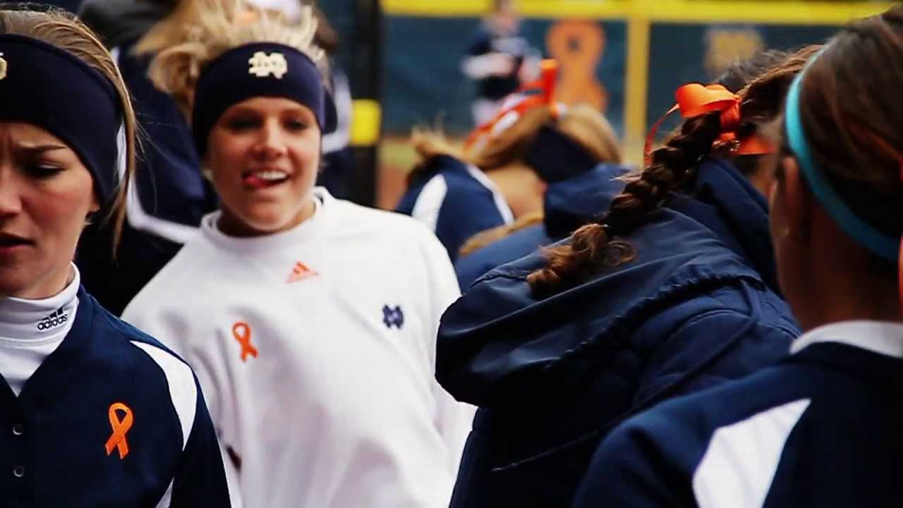 Notre Dame Softball- Megan Nicole Music Video