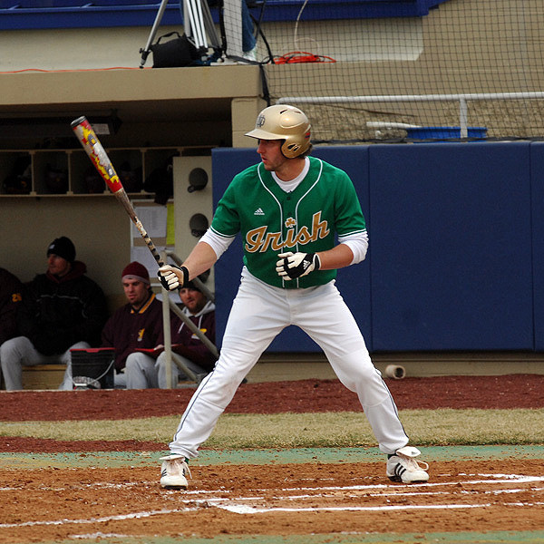 Rice Blanks Irish Baseball, 9-0 Senior Evan Sharpley