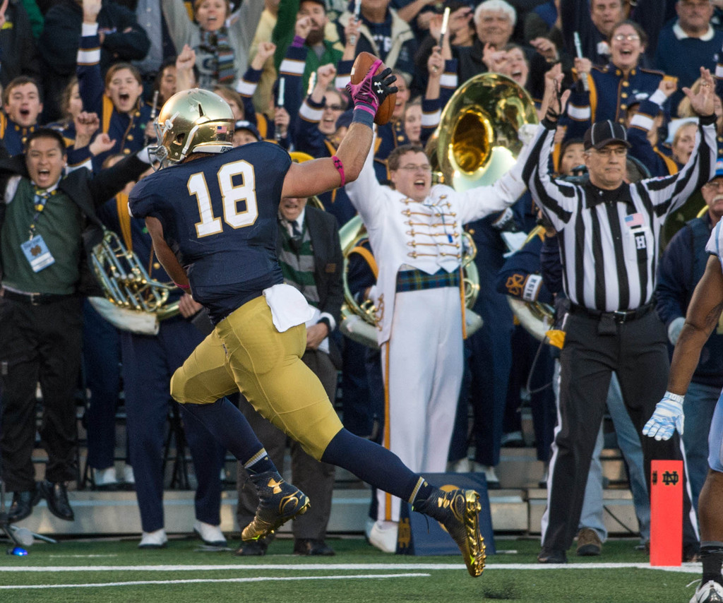 No. 6 Notre Dame Football vs. North Carolina