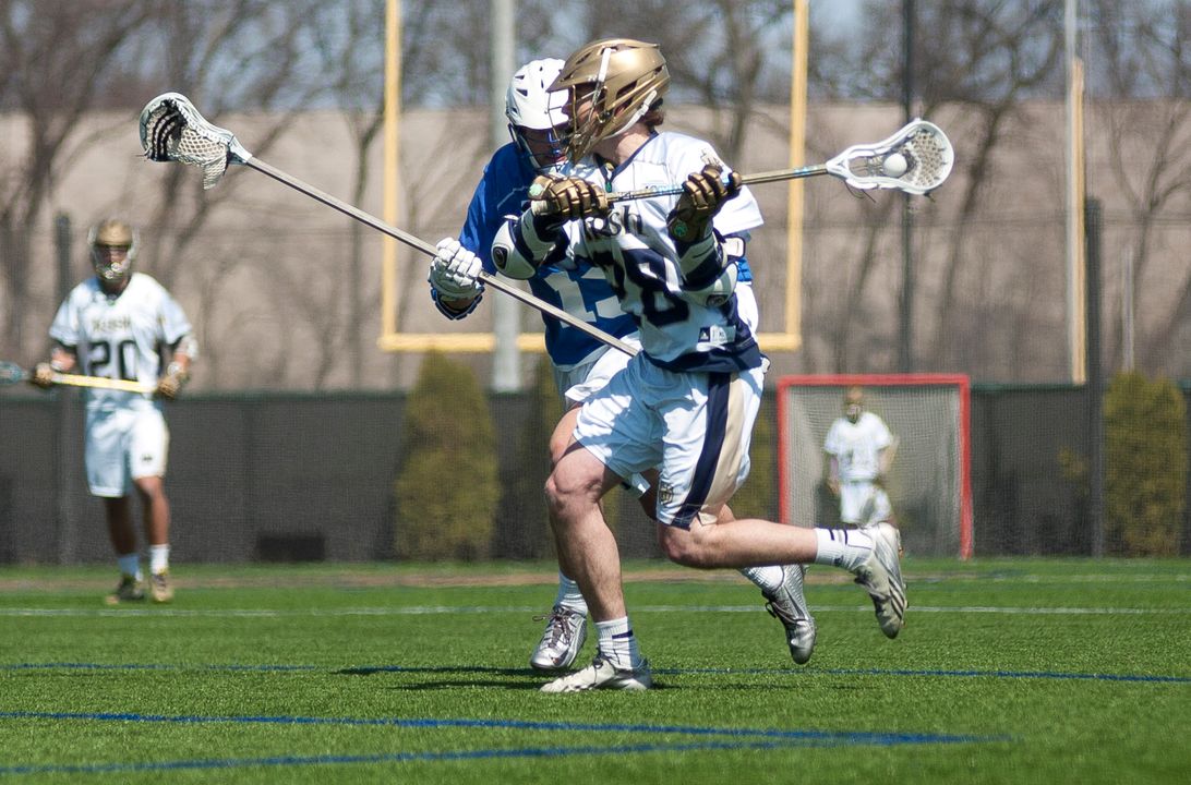 Conor Doyle had a goal and three assists against Duke in April.