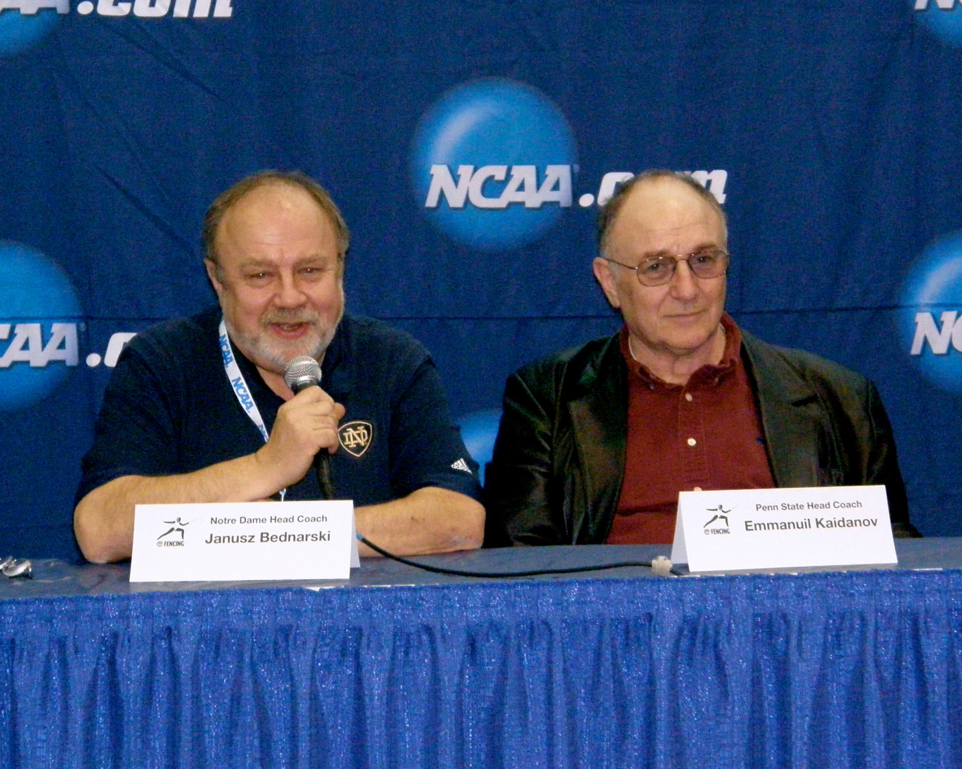 Irish Head To Columbus In Hopes Of Defending Crown At 2012 NCAA Championship Head coach Janusz Bednarski leads the Irish fencing program in search of its ninth NCAA Championship.