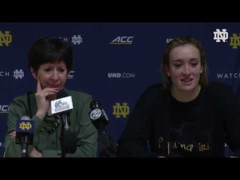 @ndwbb | Post-Game Press Conference vs. Wake Forest (2019)
