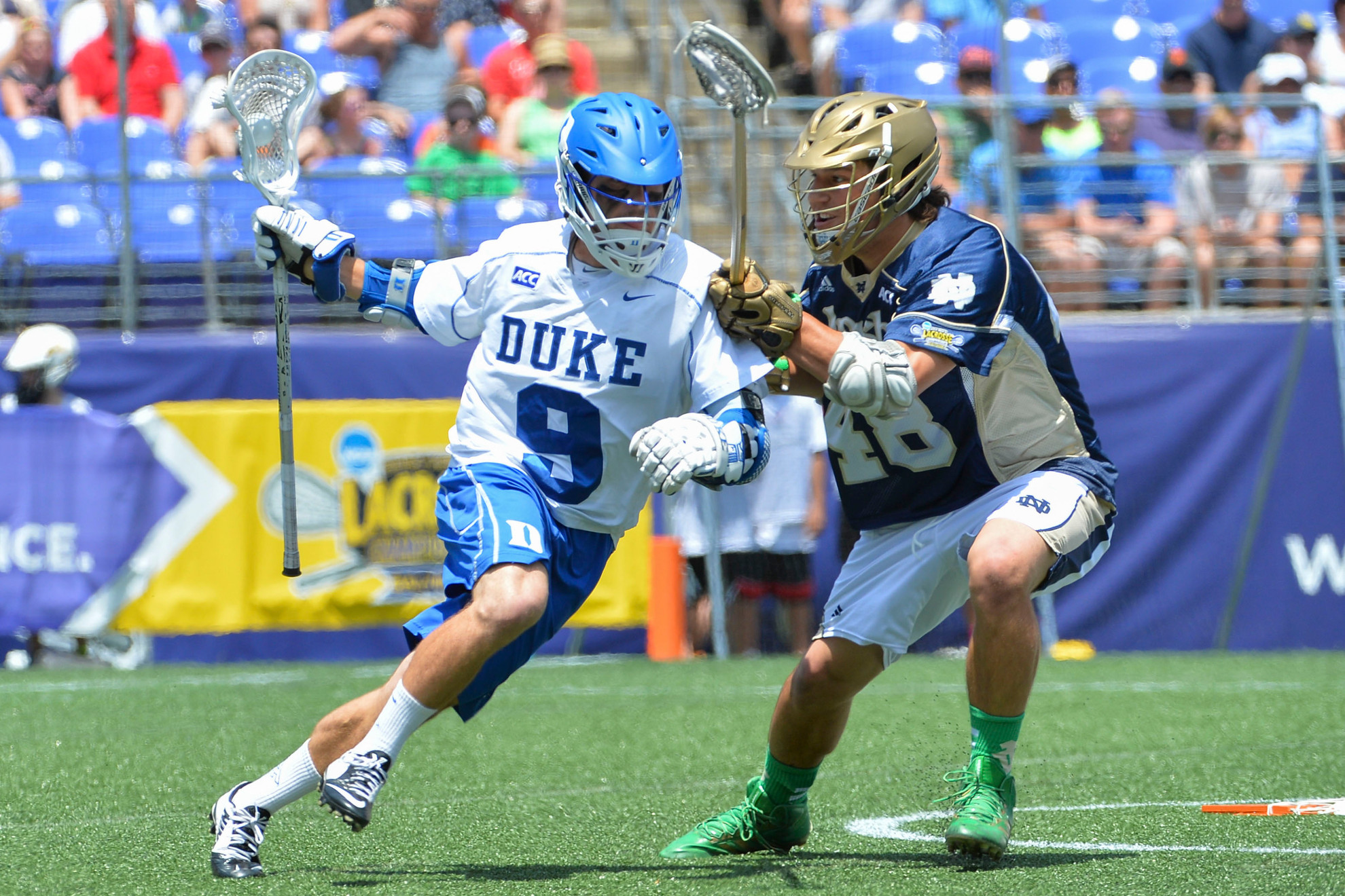 Five Incoming Freshmen Named Under Armour All-Americans Notre Dame defenseman Garrett Epple was an Under Armour All-American last year. Epple started the final seven games of his freshman campaign in 2014.