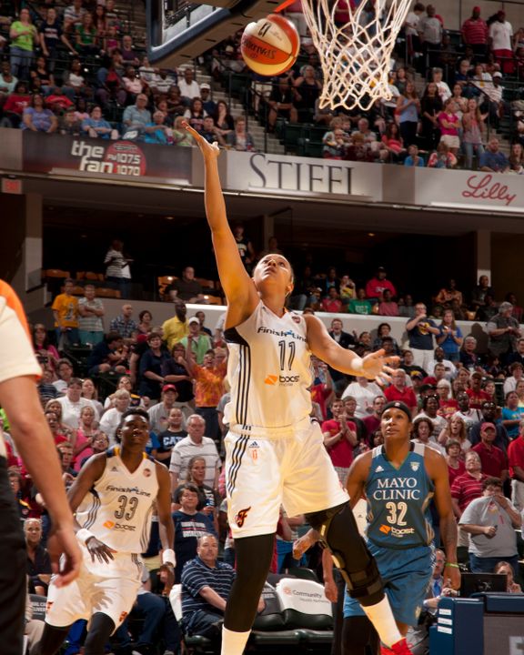 Former Notre Dame All-America forward Natalie Achonwa ('14) was named the WNBA's Rookie of the Month for June after leading all WNBA first-year players in scoring (10.2 ppg.) and ranking second in field-goal percentage (.526) last month.