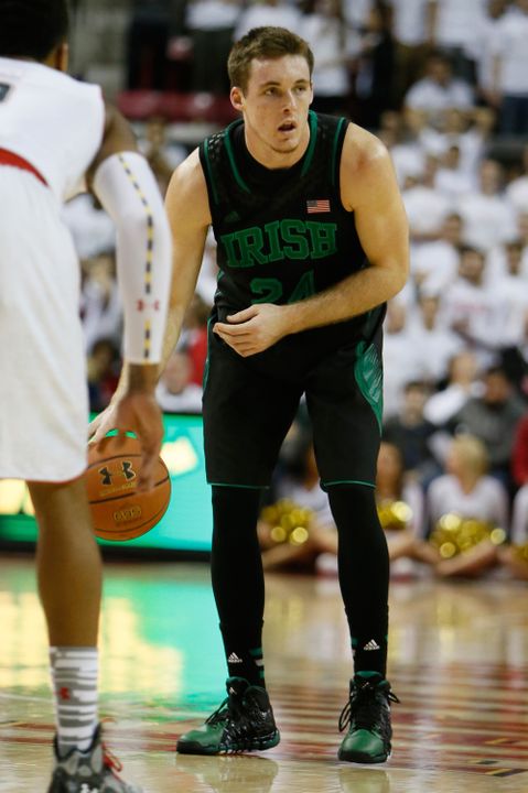 Junior Pat Connaughton will return to his home state of Massachusetts to play Boston College on Sunday.