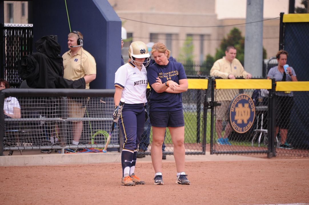 Notre Dame head coach Deanna Gumpf and the Irish softball team will host the program's annual fall clinic on Oct. 3 from 10 a.m.-3:30 p.m.