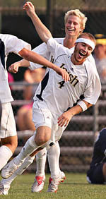 Irish Travel To Marquette And Host Connecticut In BIG EAST Play This Week Forward Joe Lapira recorded the first four-point game of his career on Saturday versus West Virginia. The sophomore scored a goal and assisted on two others in the 3-3 double-overtime tie. He leads the team with nine points.