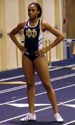 Sophomore Okechi Ogbuokiri will be a part of the deep Irish sprint team competing in the BIG EAST Indoor Track Championships this weekend.