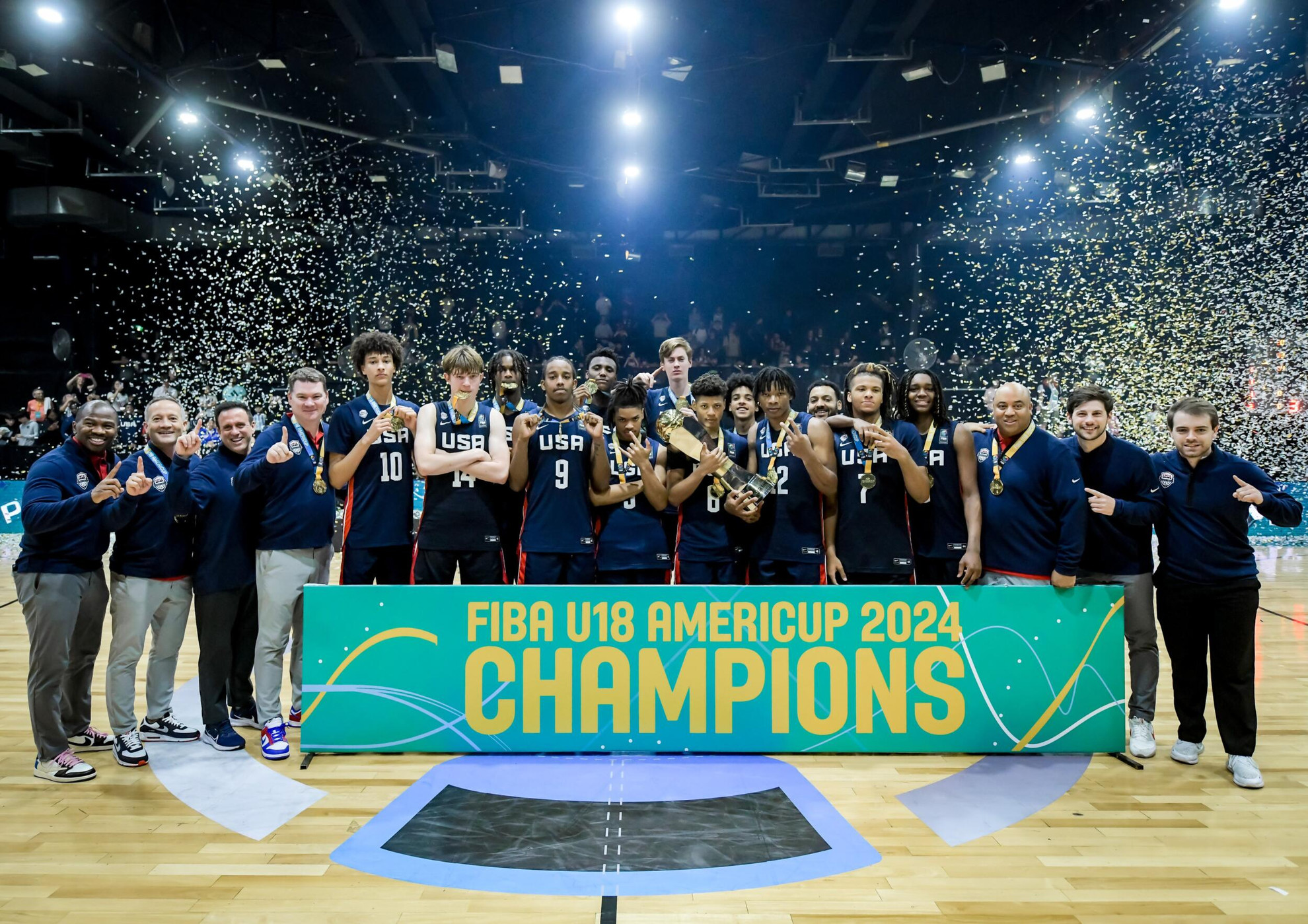 Coach Shrewsberry Wins Gold At FIBA U18 Americup Coach Shrewsberry Wins Gold At FIBA U18 Americup