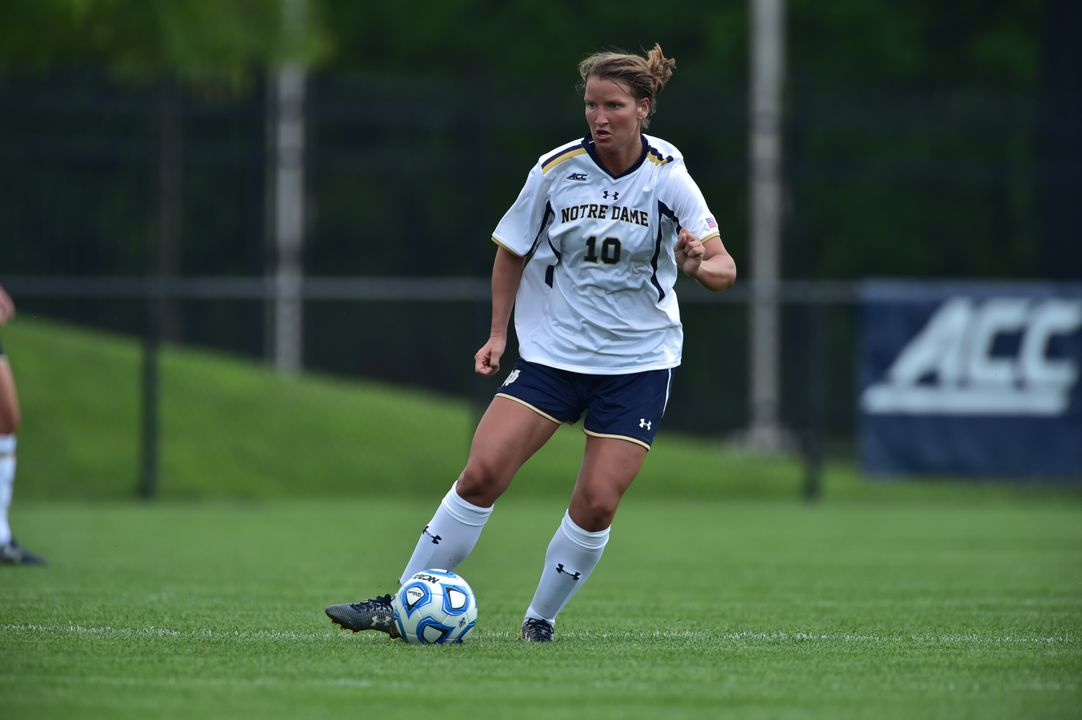 Junior midfielder Glory Williams was one of the unsung heroes of Notre Dame's 2-0 win at Pittsburgh on Thursday