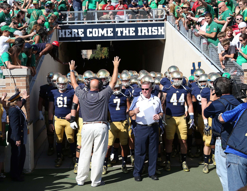 No. 22 Notre Dame vs. No. 14/12 Oklahoma (USATSI)