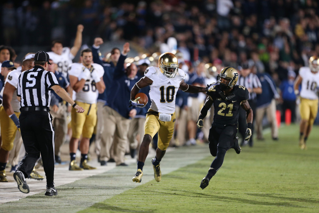 Notre Dame at Purdue (USATSI)