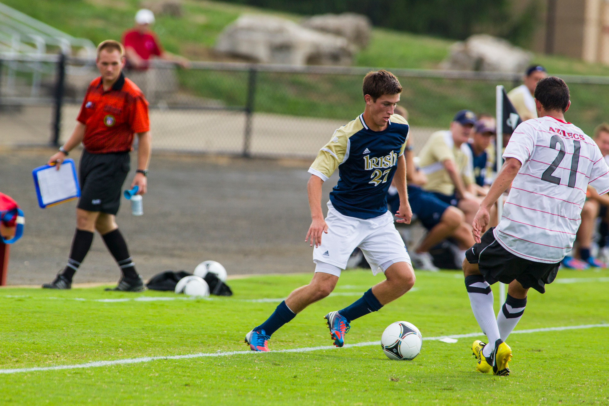 #4 Fighting Irish Set To Face #25 Orange In ACC Affair Patrick Hodan tallied two goals and an assist in last season's 4-2 win at Syracuse in the quarterfinals of the BIG EAST Championship.