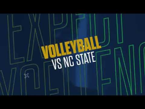 @NDVolleyball | Highlights vs. NC State (2018)
