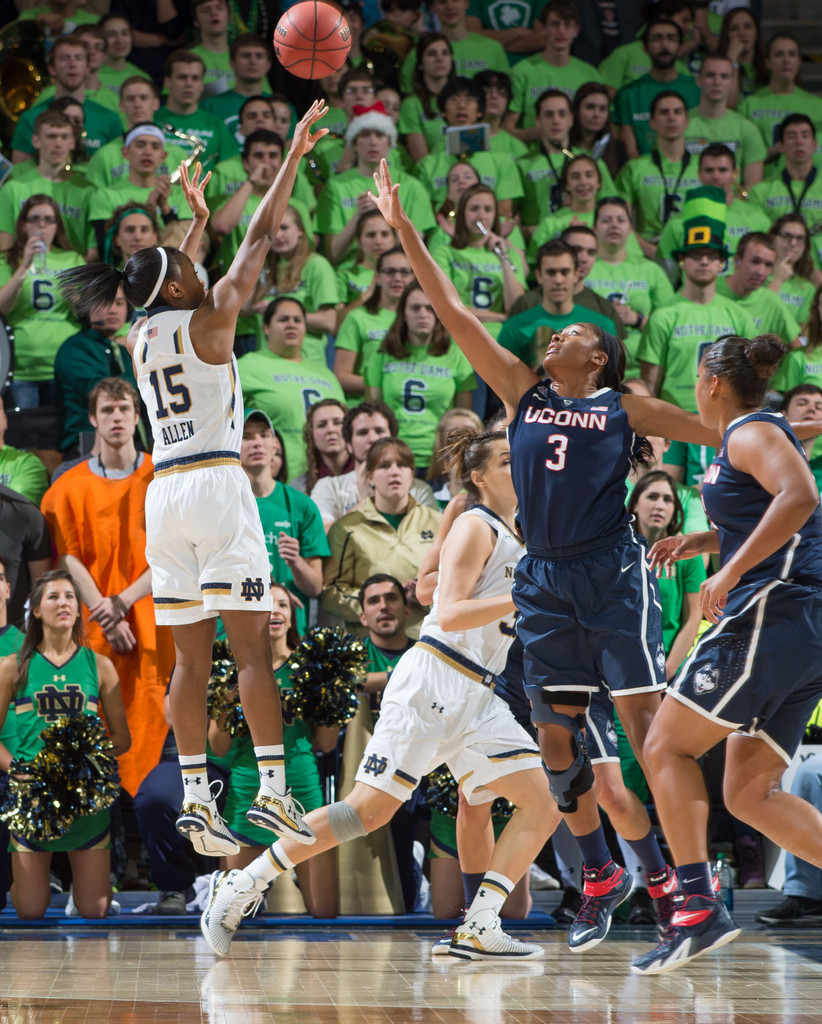 No.2 Women's Basketball vs. No. 3 UConn (USA Today)