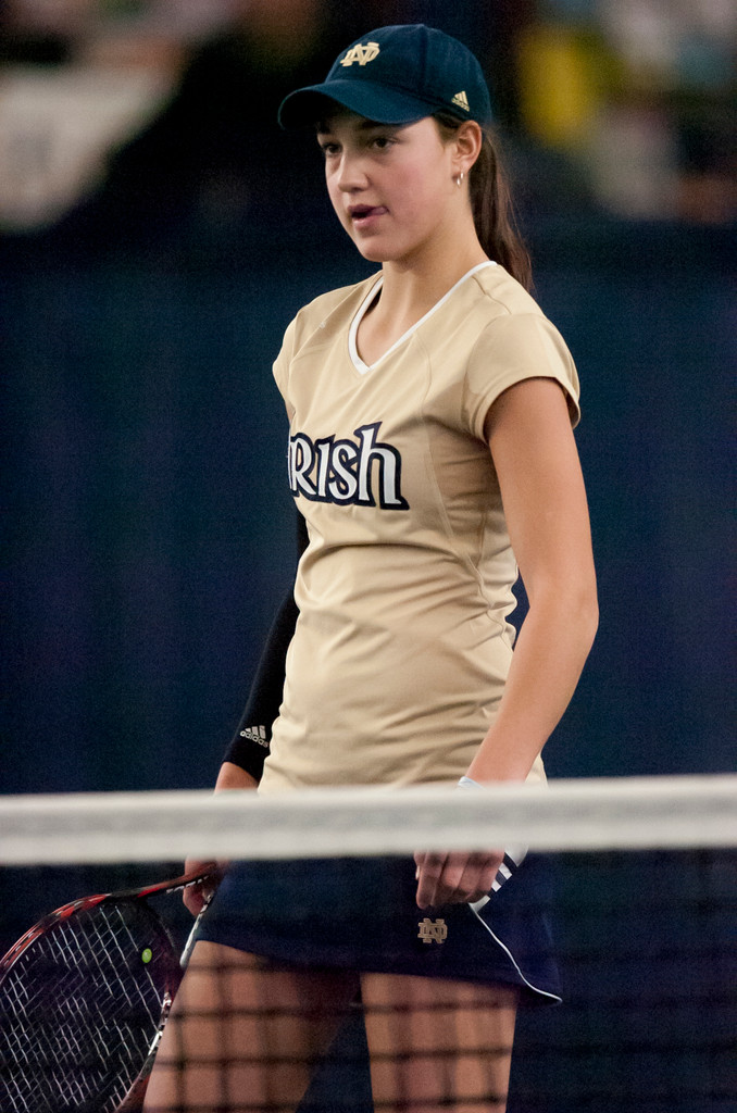 Notre Dame Women's Tennis vs Purdue 02-15-2013