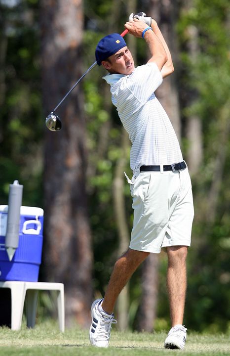 Cole Isban became the first three-time all-region golfer in school history when he collected his third honor on Wednesday from the Golf Coaches Association of America (GCAA). <i>(photo by Todd Drexler/Sideline Sports)</i>