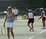 Second Annual Monogram Club Adult Tennis Camp A Success The 2005 edition of the Notre Dame Monogram Club Adult Tennis Camp featured a total of 52 campers, an increase of more than 60% from the inaugural event.