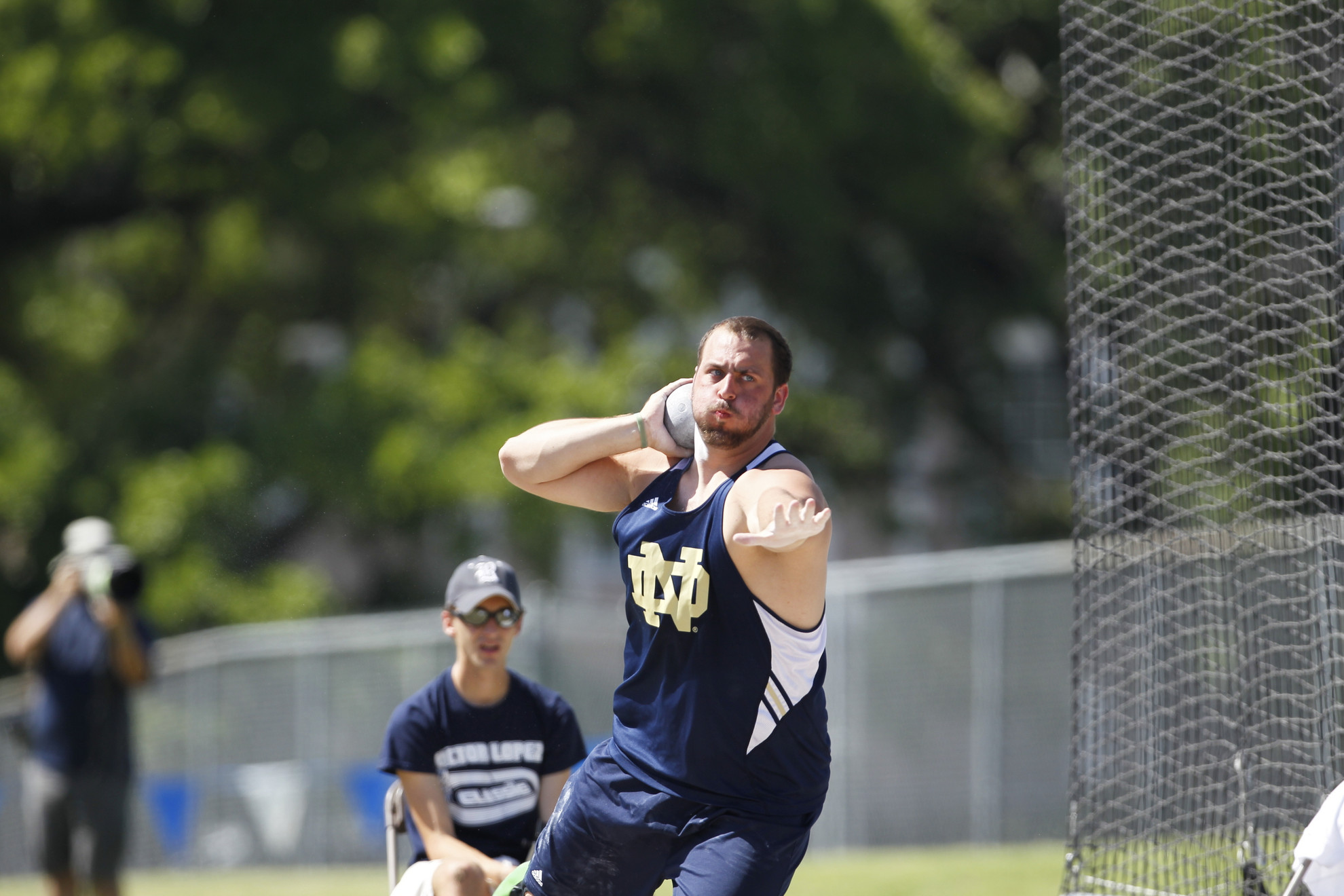 Irish Men Third, Women Ninth After Day Two At BIG EAST Championships Andrew Brock earned all-BIG EAST accolades in the shot put.