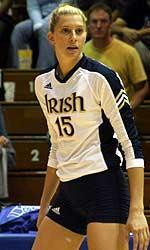 Former Volleyball Player Katie Neff Among Six New Directors To Join Monogram Club Board Former Irish volleyball player Katie Neff, who will start her first year at Loyola Chicago Law School in the fall of '05, has joined the Monogram Club board of directors.