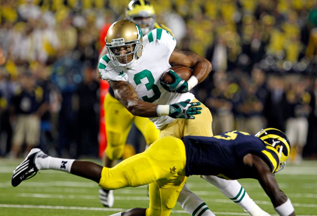 In just two games of the 2011 season, Michael Floyd has surpassed the Notre Dame career records for receptions and receiving yards.