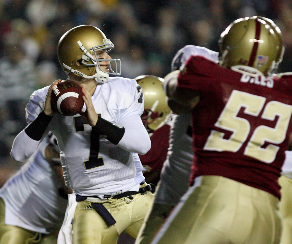 Notre Dame vs. Boston College, 11/08/08