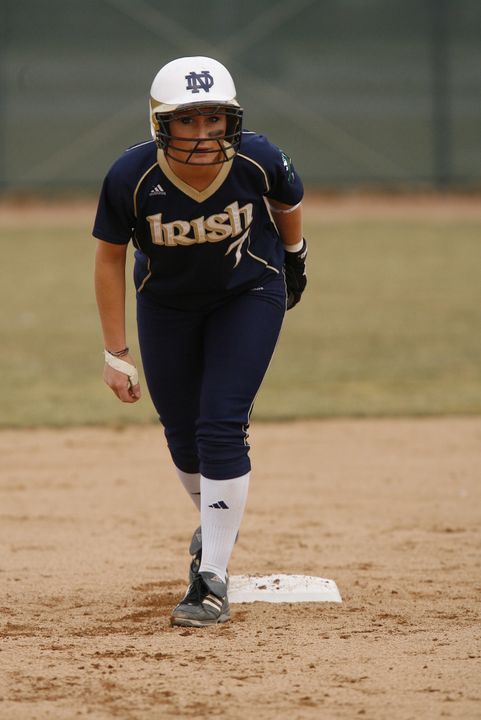 Sadie Pitzenberger scored on Katie Laing's RBI single in the bottom of the third during Notre Dame's 2-1 win over Toldeo.
